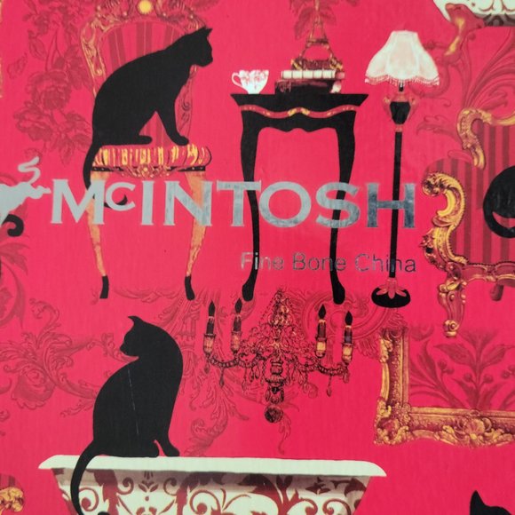 McIntosh 4 piece Mystical and Curious Cats fine bone china mug set - Picture 13 of 14